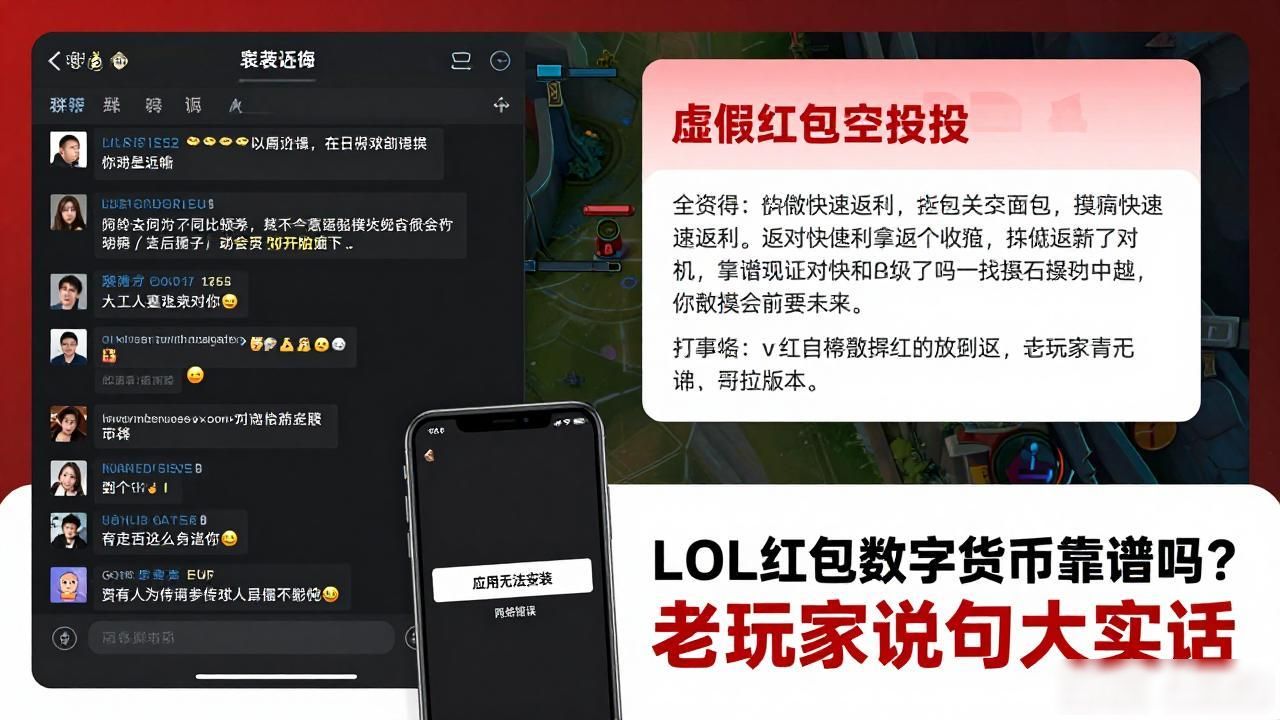 辨别LOL虚假数字资产_LOL红包数字货币_LOL红包数字货币骗局