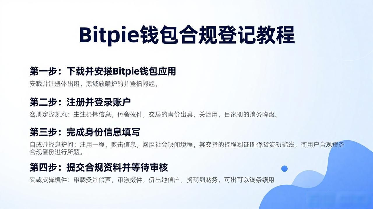Bitpie钱包合规登记教程