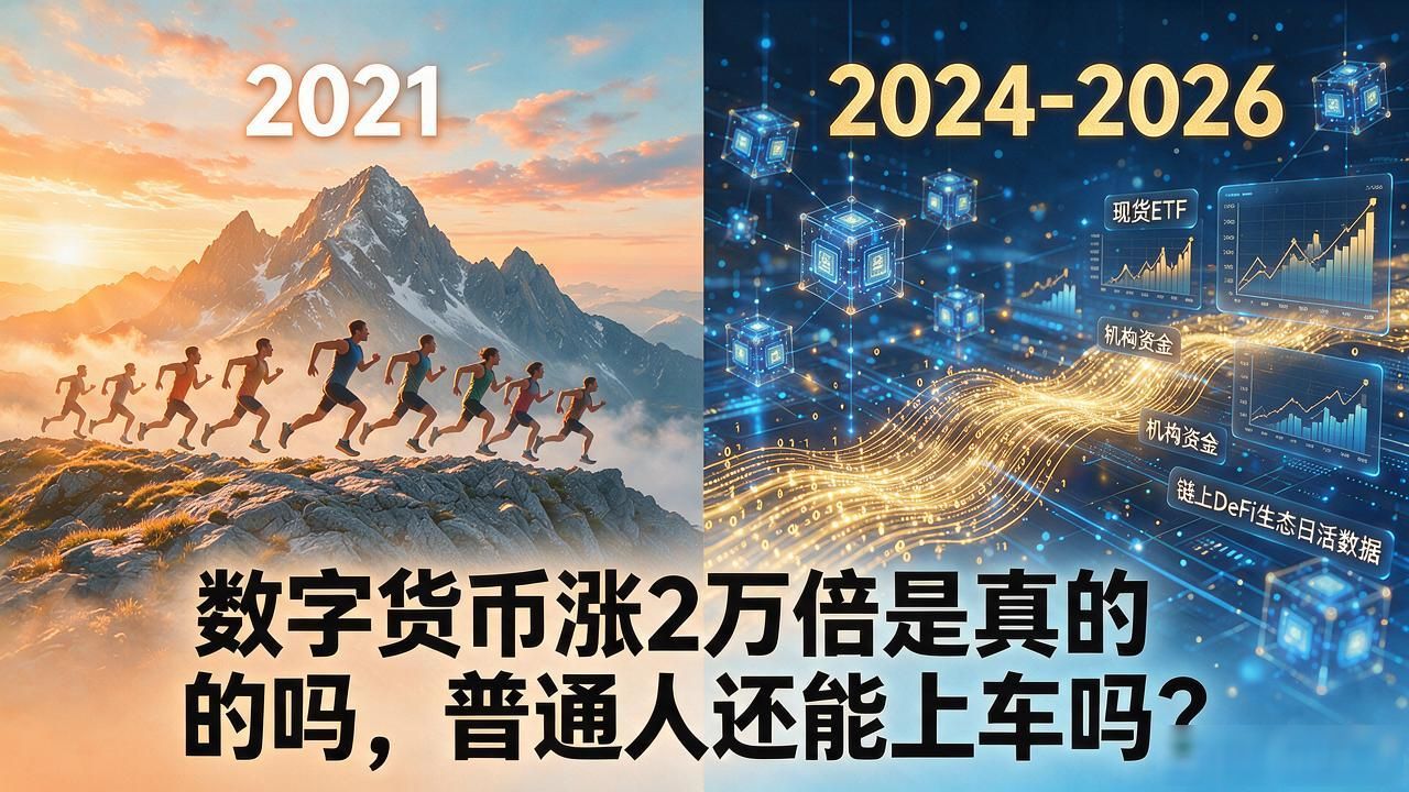 数字货币涨2万倍是真的吗，普通人还能上车吗