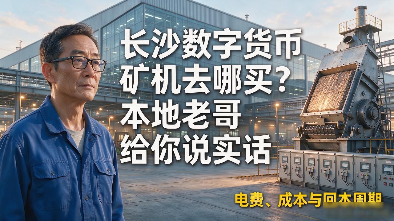 长沙数字货币矿机去哪买？本地老哥给你说实话
