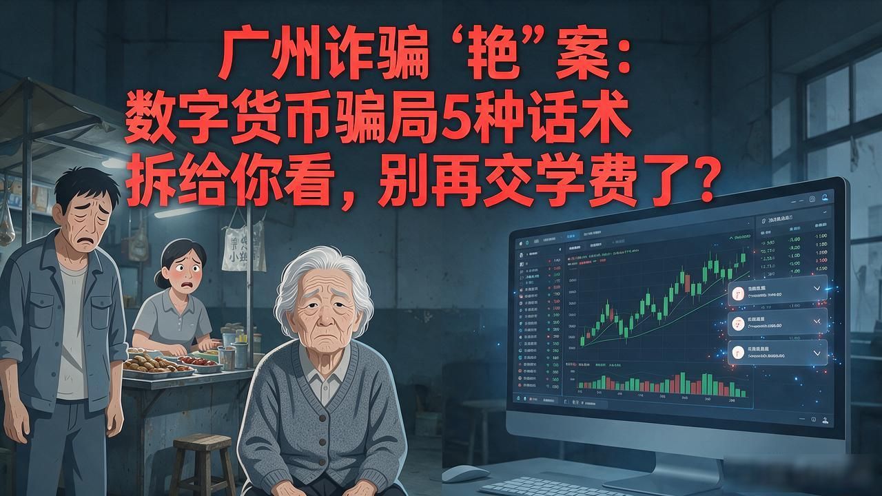 广州诈骗"艳"案：数字货币骗局5种话术拆给你看，别再交学费了